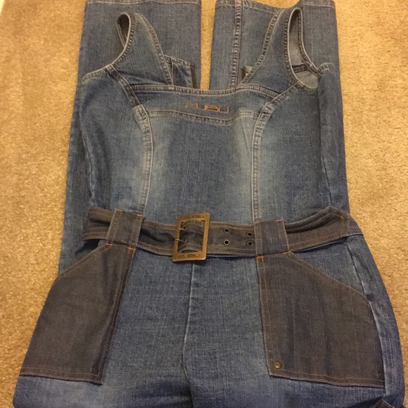 fubu denim jumpsuit